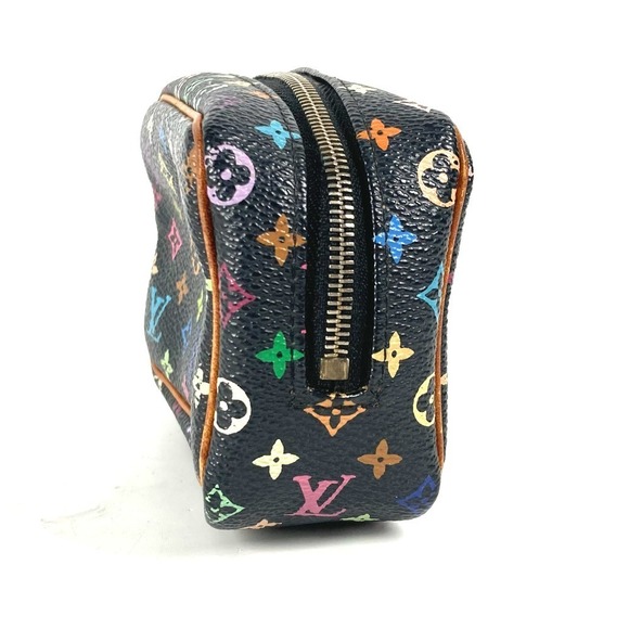 Louis Vuitton Truth Wapiti Canvas Black Multicolor Noir Multi Pouch - Picture 3 of 9